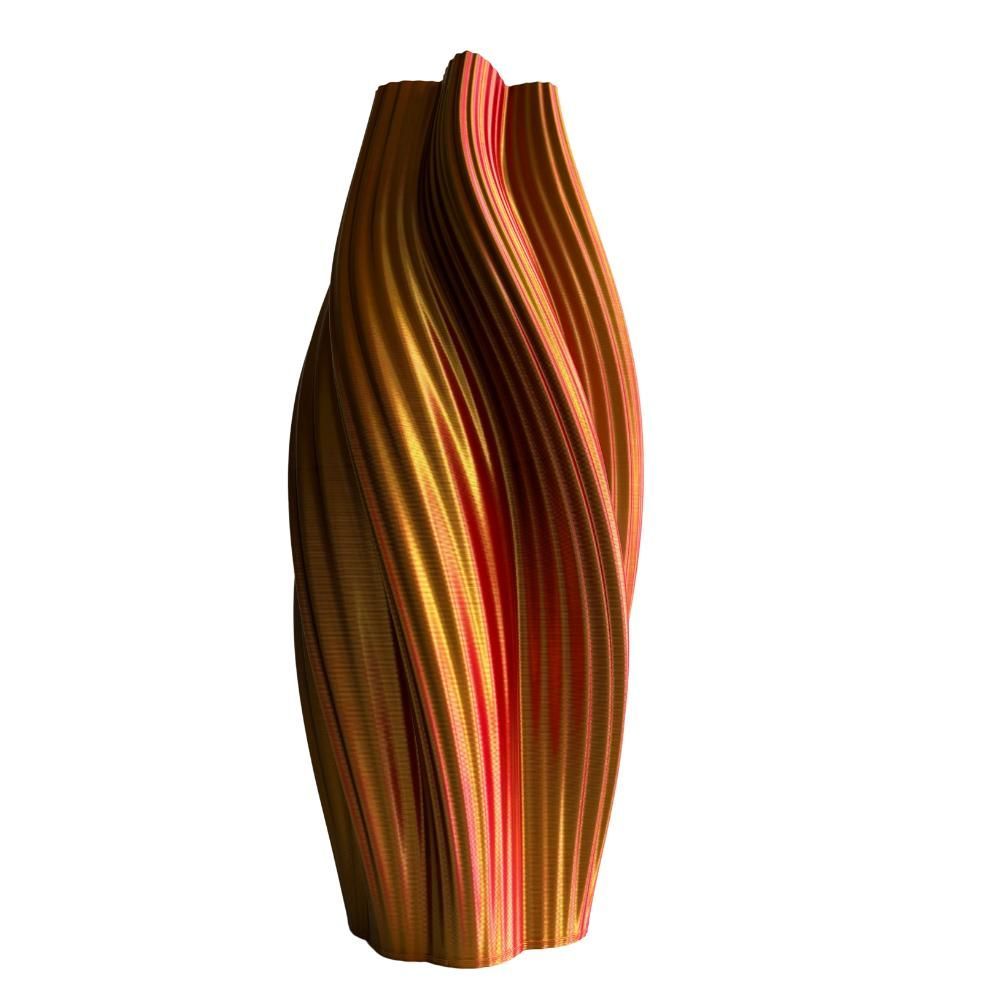 Office design and planning - Vase "Hot Ice Cream SLIM" | MULTI-COLOR | BLACK, GOLD, RED - AUURA