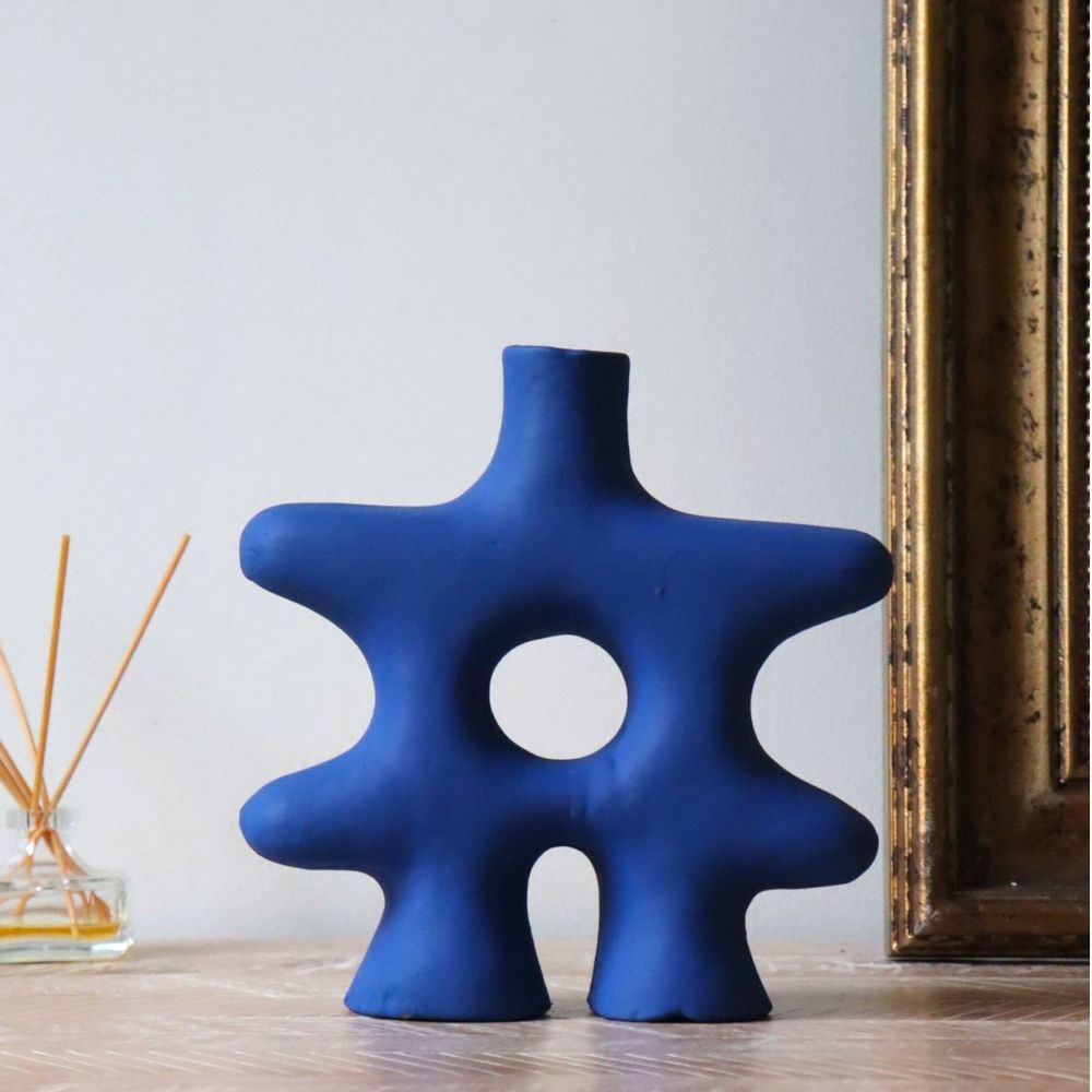 Vases - Nova Vase Matt Blue - MAISON MARMOL