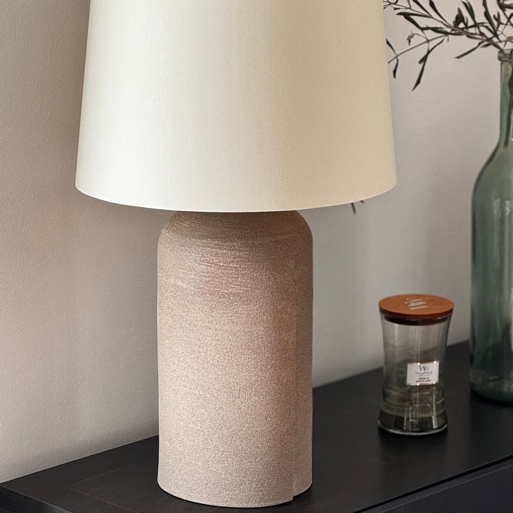 Ceramic - TABLE LAMP - RAW & GOLD collection - DI VINCENZO POUJOULA