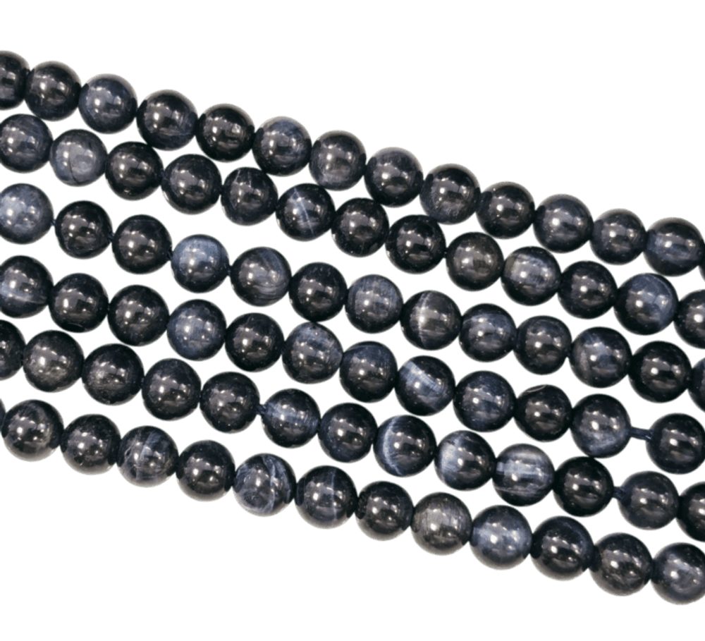 Bijoux - Oeil de Faucon AA perles 6mm sur fil 40cm - ARABESK