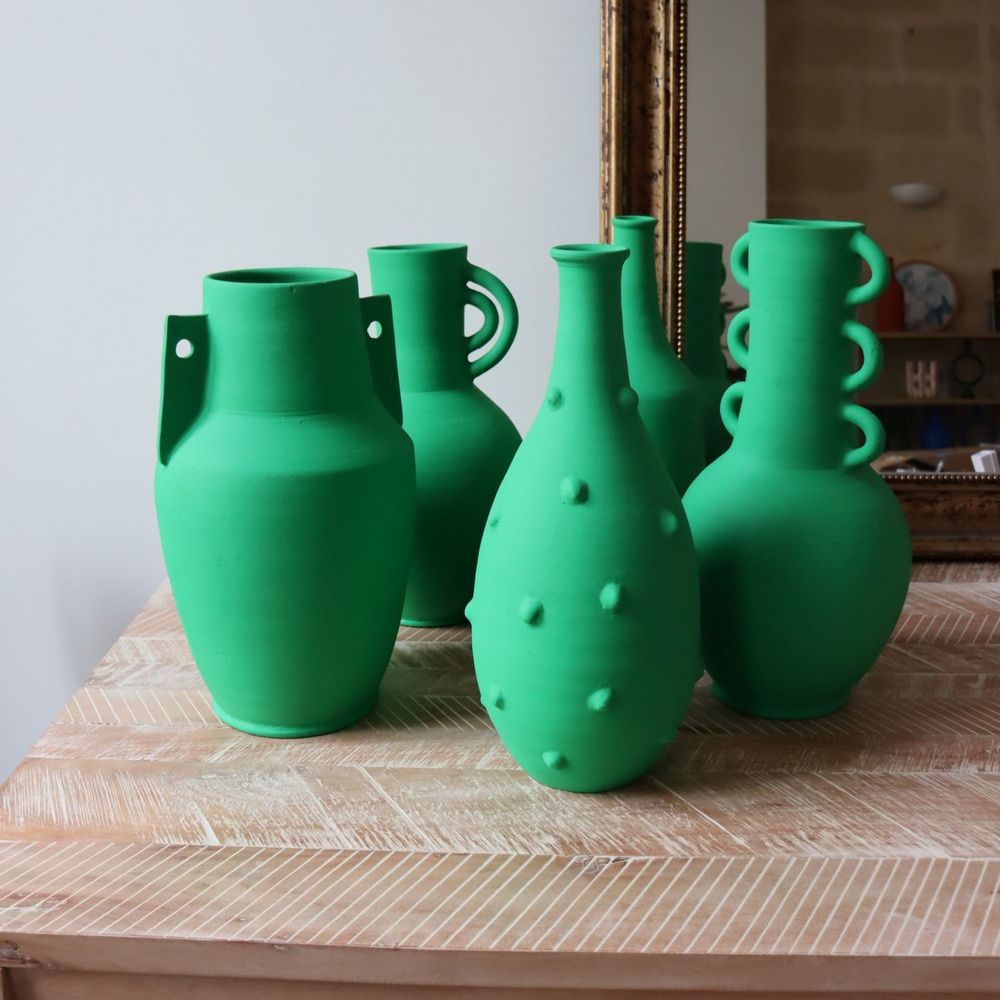 Vases - Vase Triana - Vert mat - MAISON MARMOL