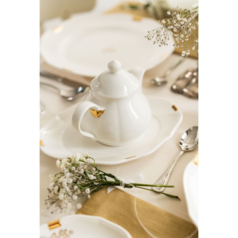 Assiettes de réception - Set de vaisselle "Royal" - WAGNER ARTE