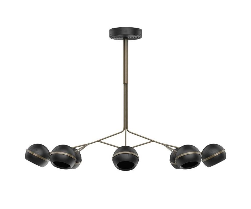 Plafonniers - Fleming Suspension Lamp Handmade by Wood Tailors Club - WOOD TAILORS CLUB