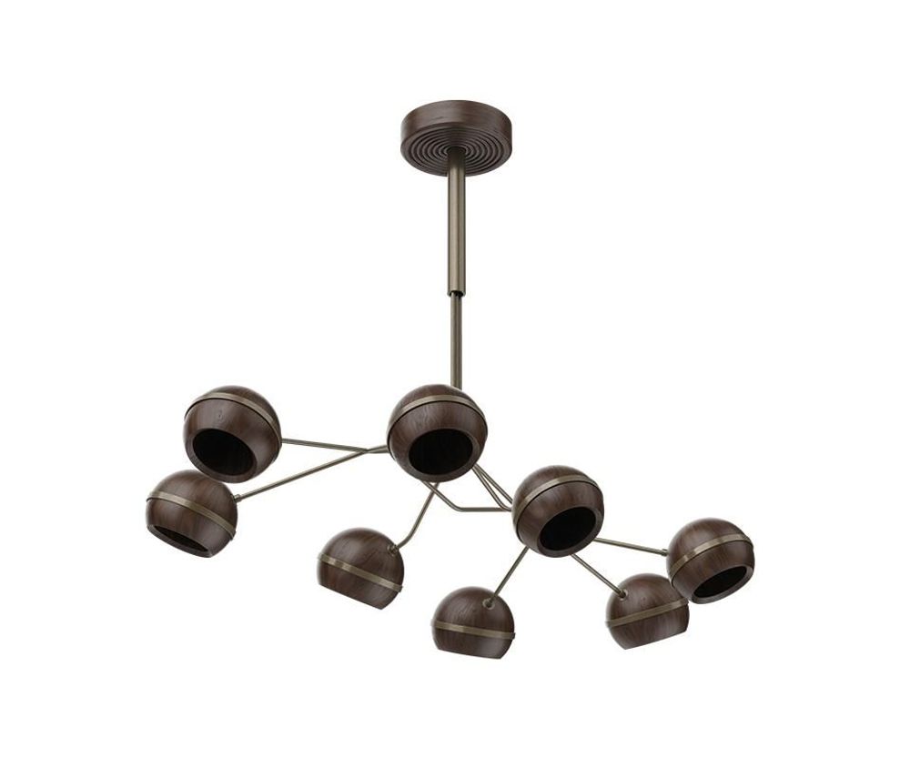 Plafonniers - Fleming Suspension Lamp Handmade by Wood Tailors Club - WOOD TAILORS CLUB