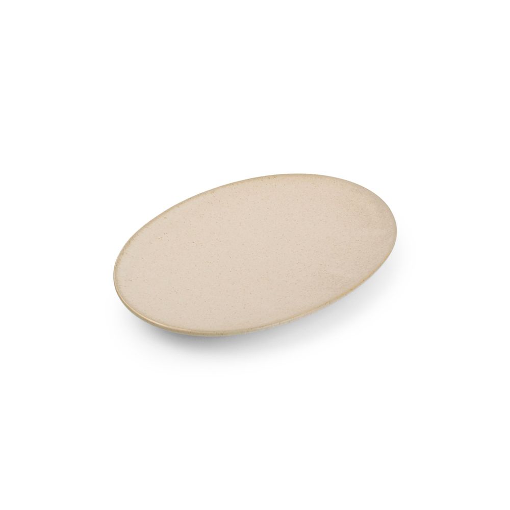 Assiettes au quotidien - Assiette plate 24x17cm beige Cirro - BONBISTRO