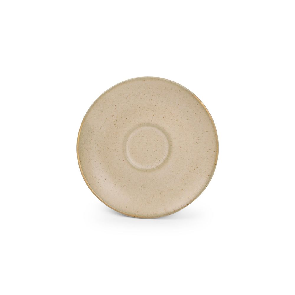 Plats et saladiers - Soucoupe 14cm beige Cirro - BONBISTRO