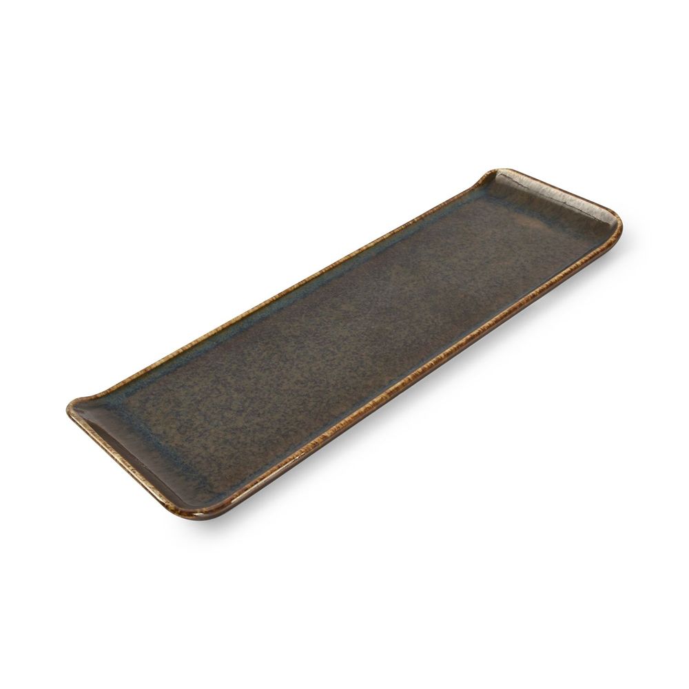 Plats et saladiers - Plat à servir 30x9,5cm vert Cirro - BONBISTRO