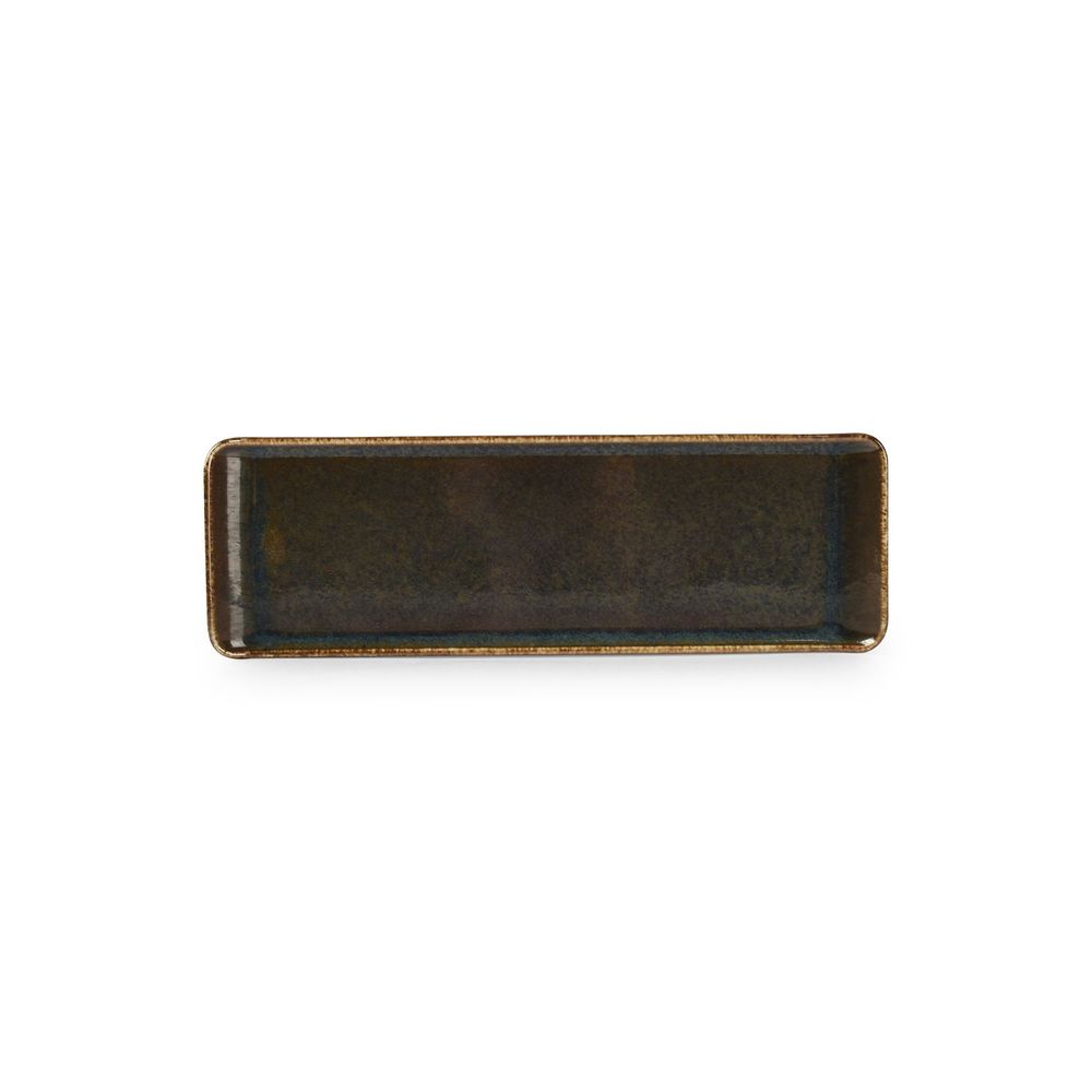 Plats et saladiers - Plat à servir 30x9,5cm vert Cirro - BONBISTRO
