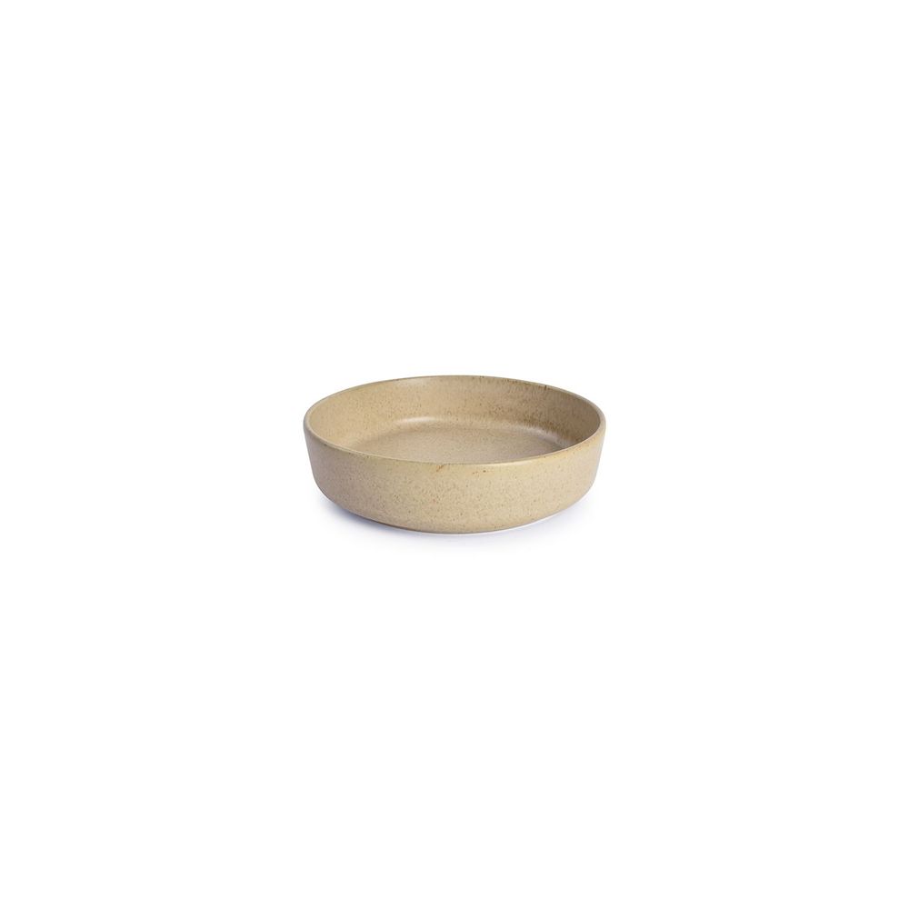 Everyday plates - Deep plate 16xH4cm beige Pila - BONBISTRO