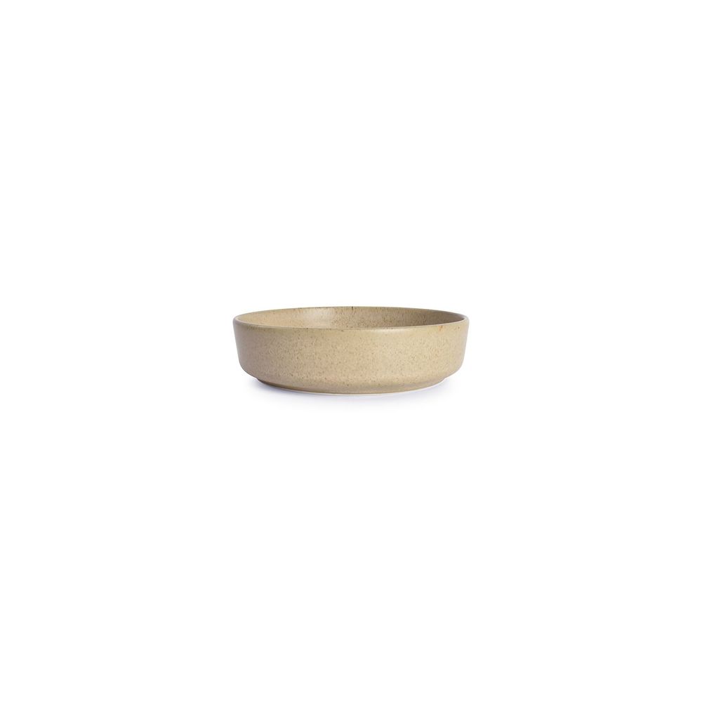 Everyday plates - Deep plate 16xH4cm beige Pila - BONBISTRO