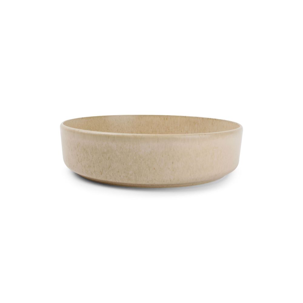 Everyday plates - Deep plate 19xH5cm beige Pila - BONBISTRO