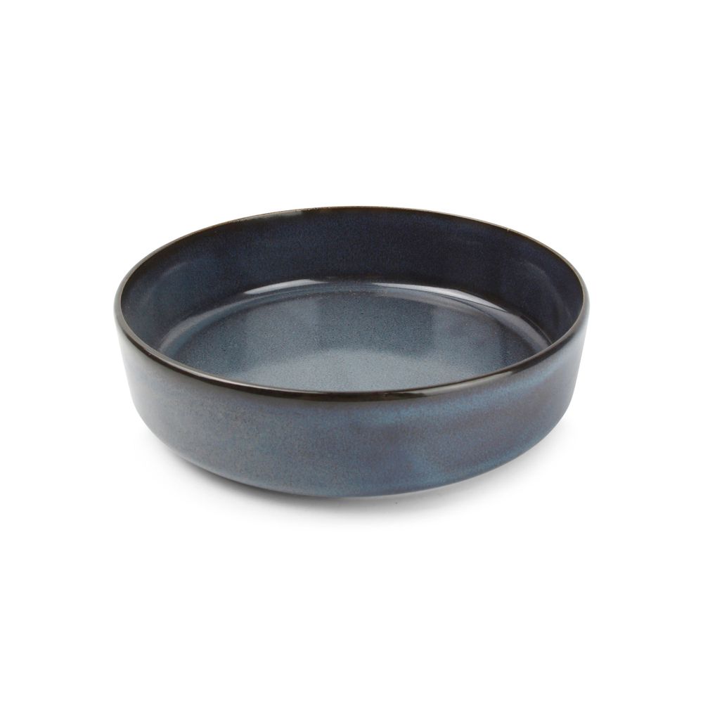 Everyday plates - Deep plate 19xH5cm dark blue Pila - BONBISTRO
