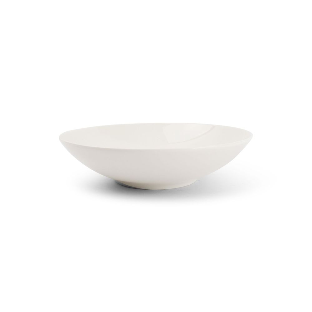 Everyday plates - Deep plate 21xH5cm white Cirro - BONBISTRO