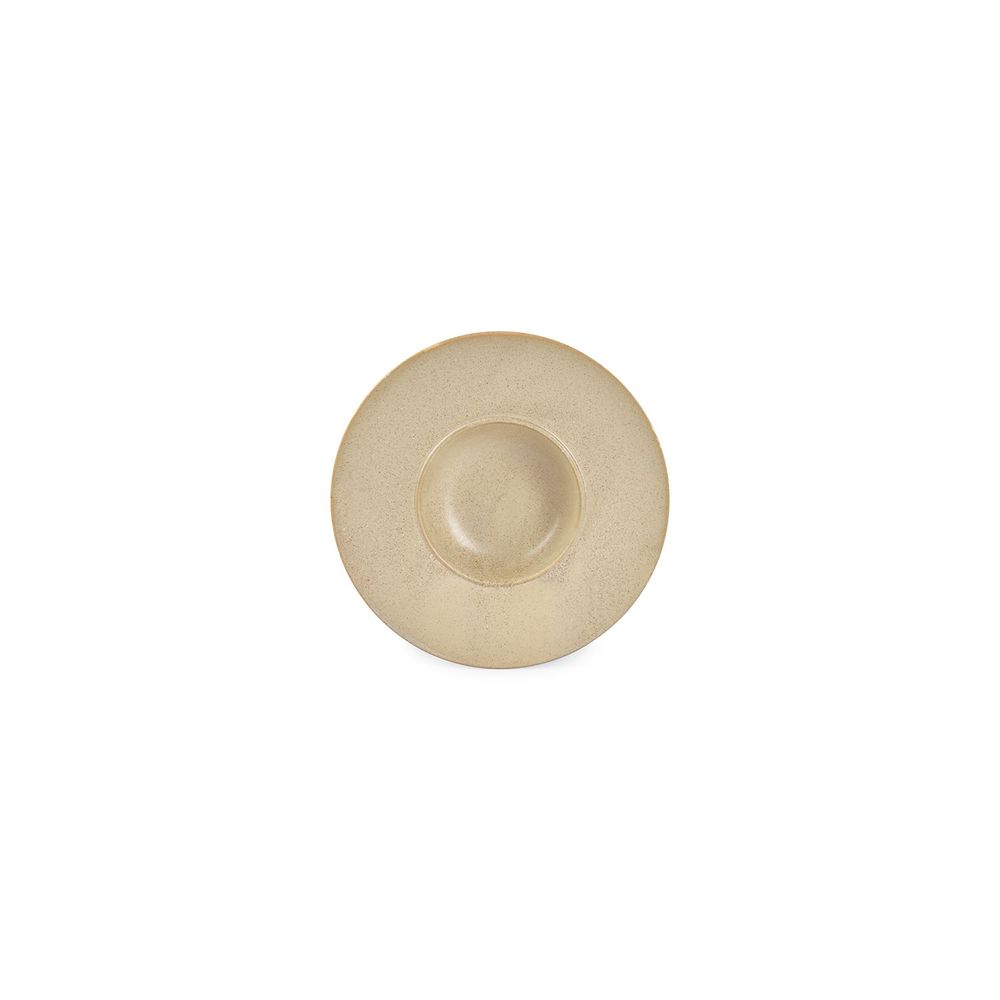 Everyday plates - Deep plate 24/11xH4cm beige Cirro - BONBISTRO