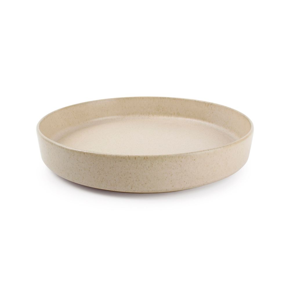 Everyday plates - Deep plate 24xH4cm beige Pila - BONBISTRO