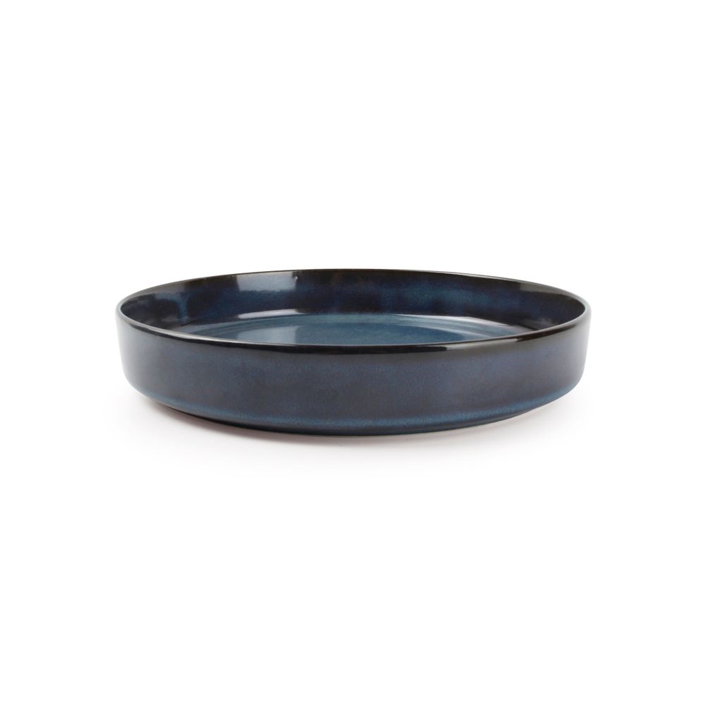 Everyday plates - Deep plate 24xH4cm dark blue Pila - BONBISTRO