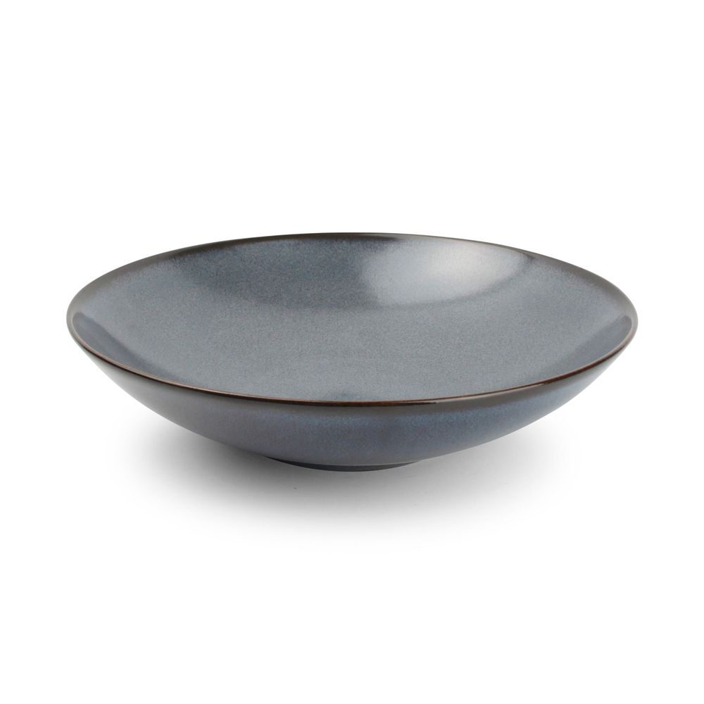 Everyday plates - Deep plate 26xH4,5cm dark blue Cirro - BONBISTRO