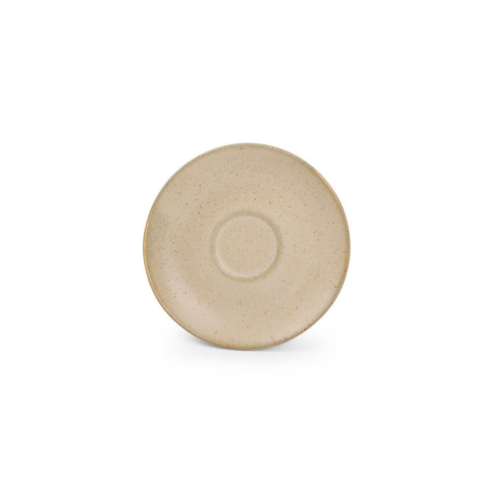 Plats et saladiers - Soucoupe à moka 12cm beige Cirro - BONBISTRO