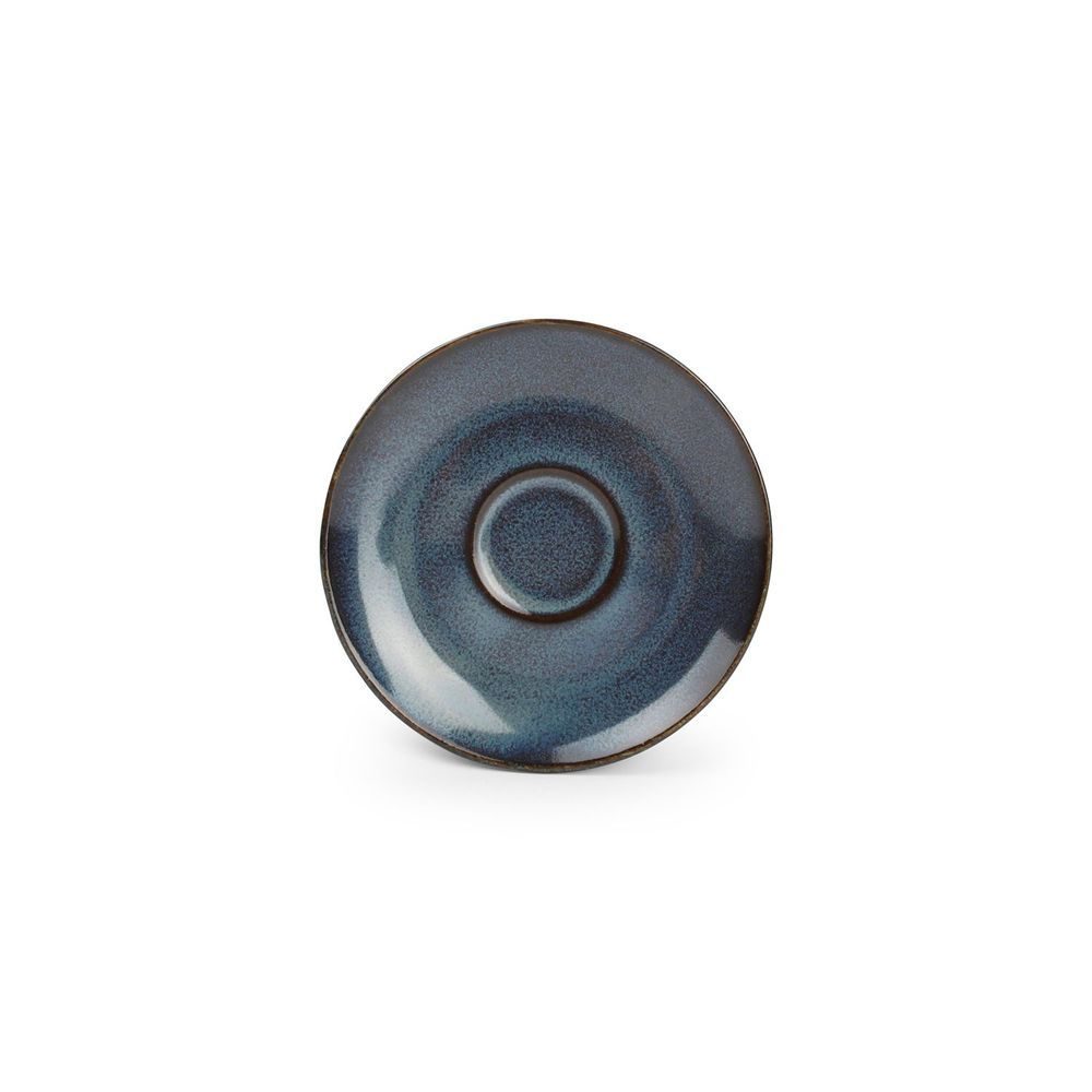 Platter and bowls - Mocha saucer 12cm dark blue Cirro - BONBISTRO