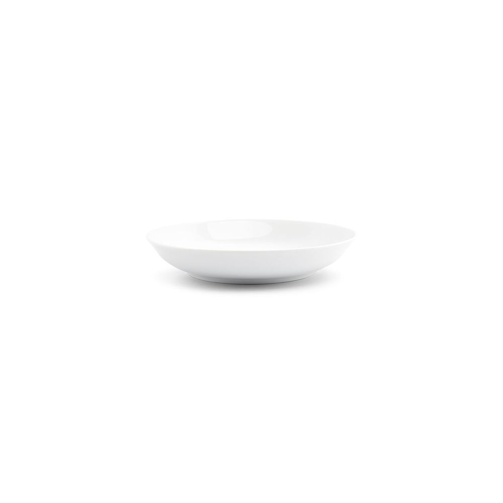 Everyday plates - Deep plate 21xH4cm Basic White cut - BONBISTRO