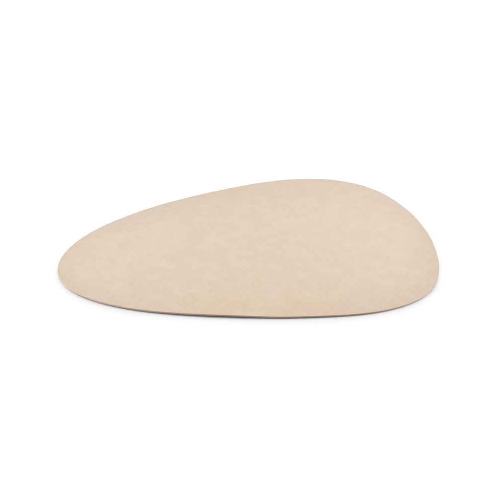 Sets de table - Set de table 45x37cm aspect cuir beige Layer - BONBISTRO