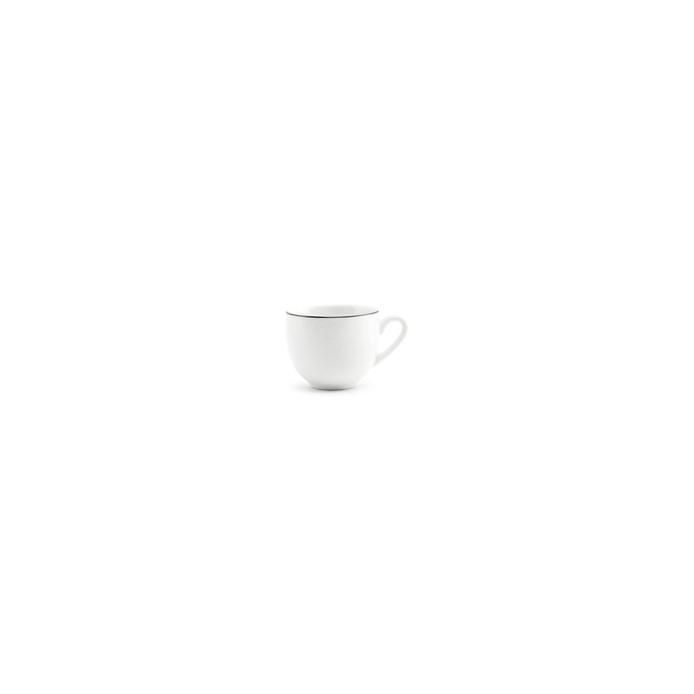 Tasses et mugs - Tasse à moka 10cl black rim Basic White - BONBISTRO