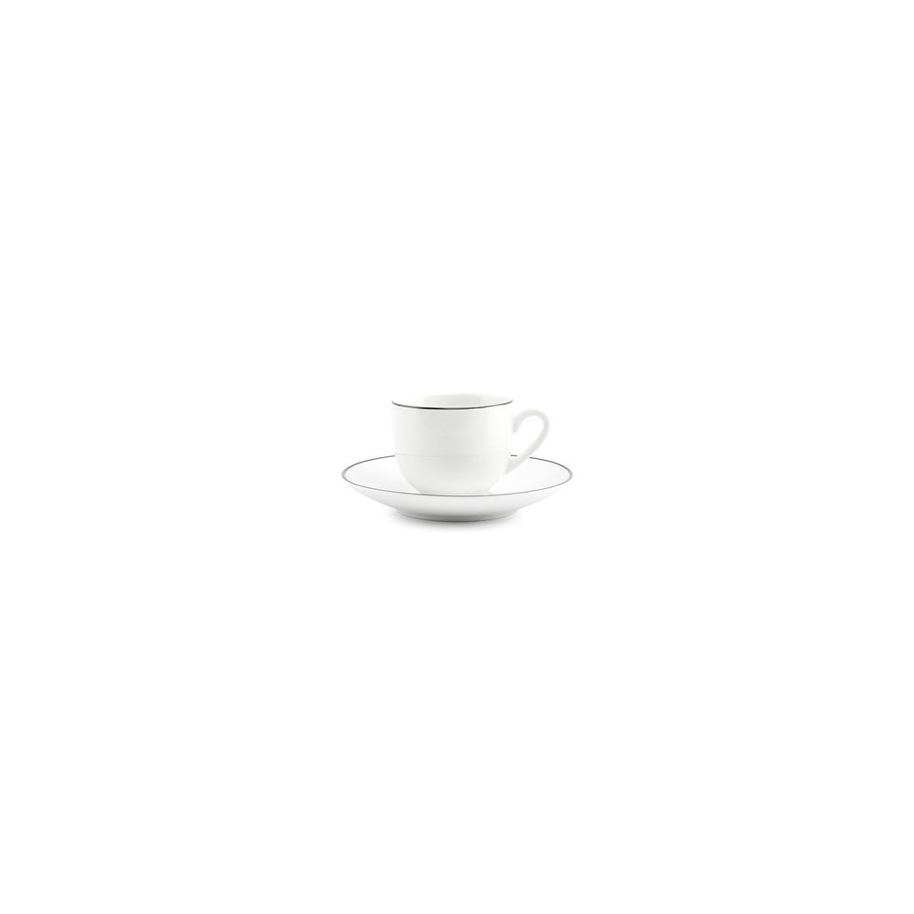 Tasses et mugs - Tasse à moka 10cl black rim Basic White - BONBISTRO