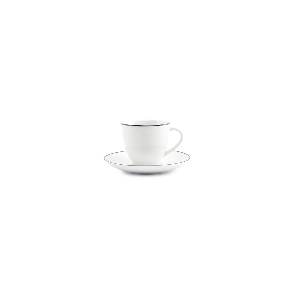 Tasses et mugs - Tasse 20cl black rim Basic White - BONBISTRO