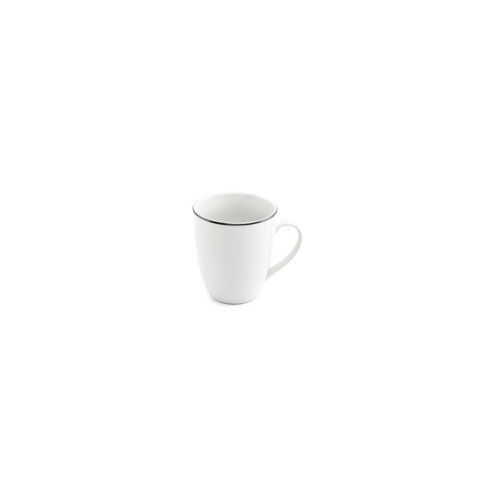 Tasses et mugs - Chope 38cl black rim Basic White - BONBISTRO