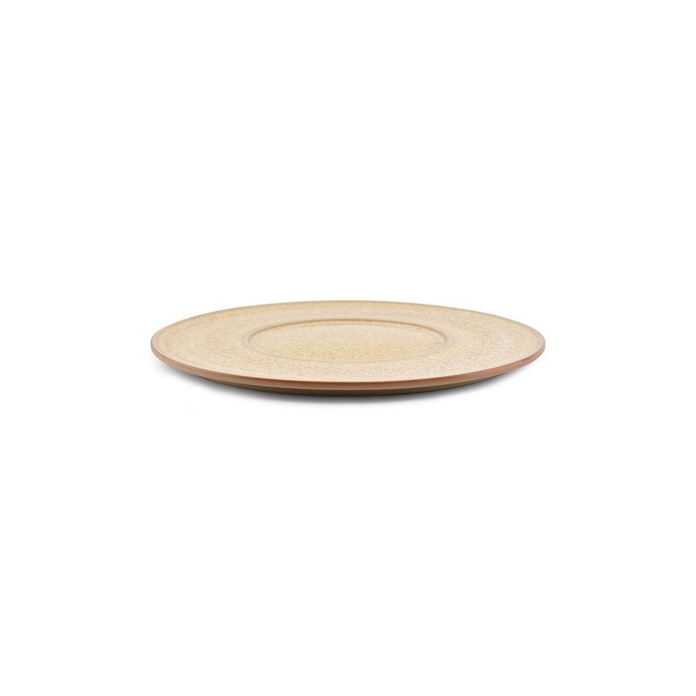 Formal plates - Plate 27cm ochre Terra - CHIC