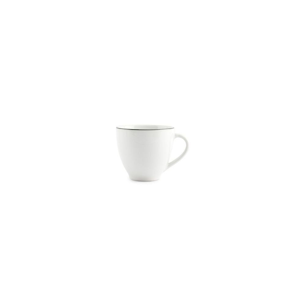 Tasses et mugs - Tasse 20cl green rim Basic White - BONBISTRO