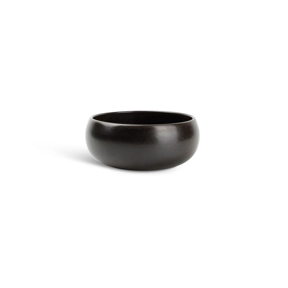 Plats et saladiers - Bol 14xH6,5cm globe black Ceres - FINE2DINE (F2D)