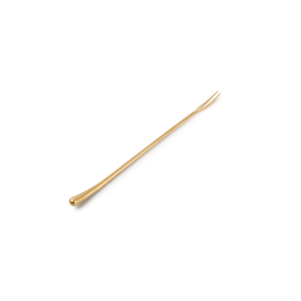 Forks - Cocktail fork matte gold Revive - set/6 - FINE2DINE (F2D)