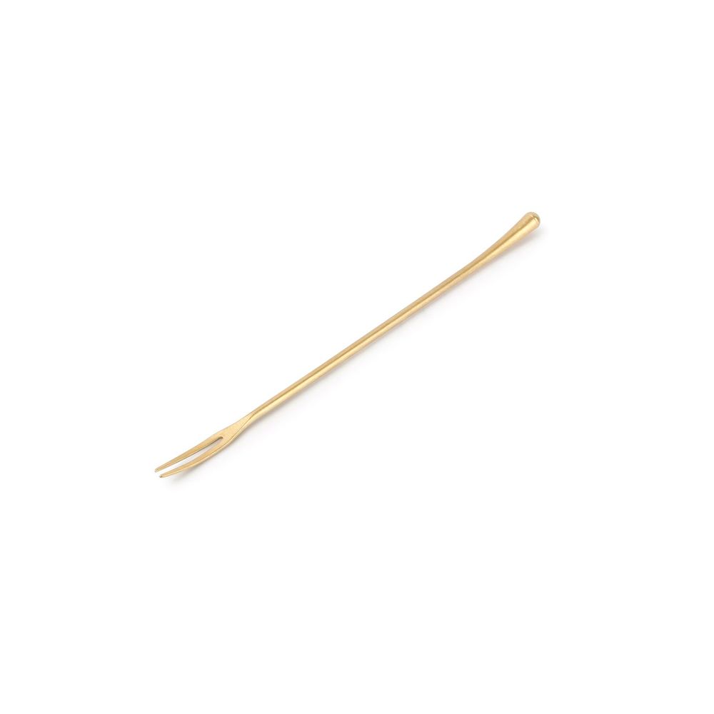 Forks - Cocktail fork matte gold Revive - set/6 - FINE2DINE (F2D)