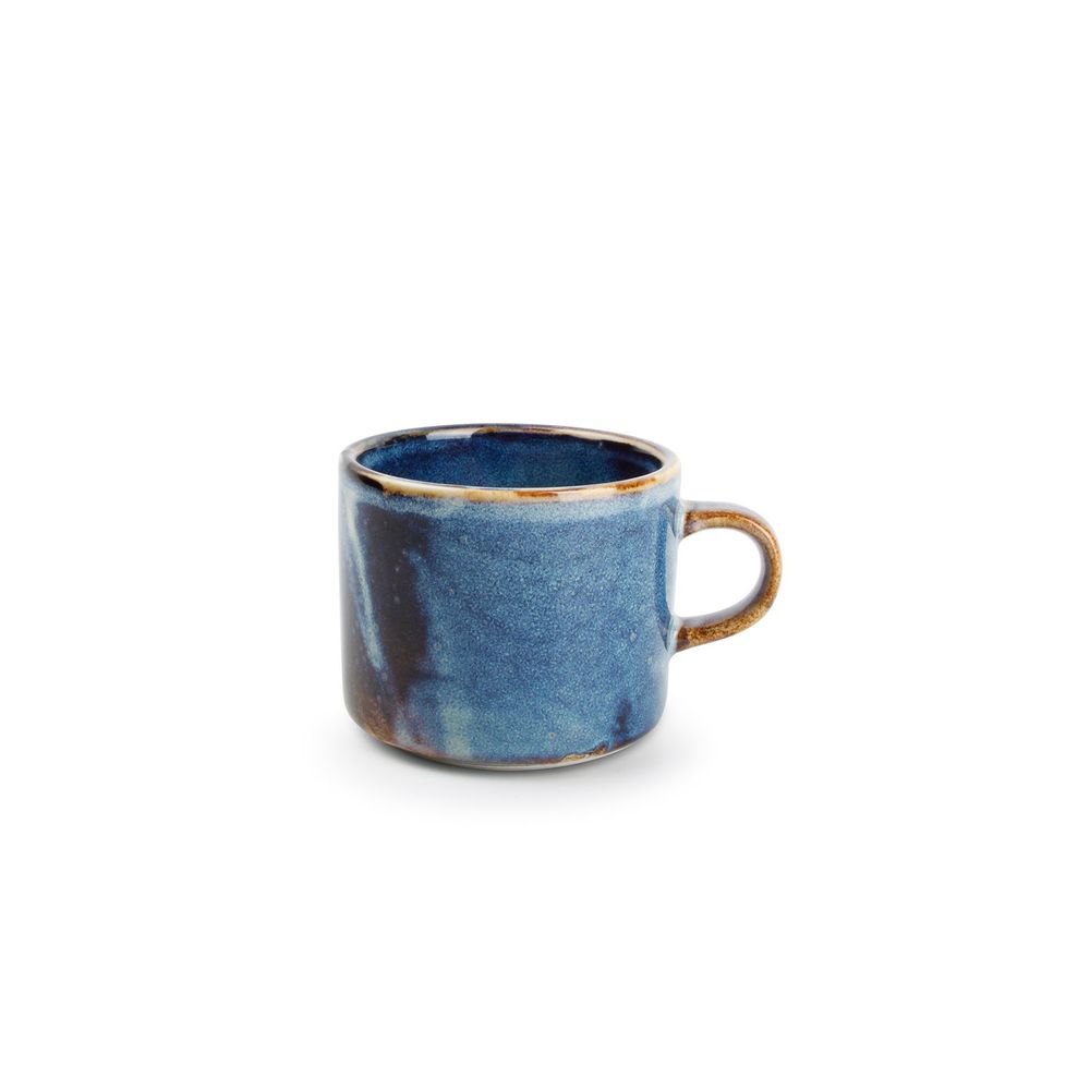 Tasses et mugs - Tasse 20cl droit blue Nova - FINE2DINE (F2D)