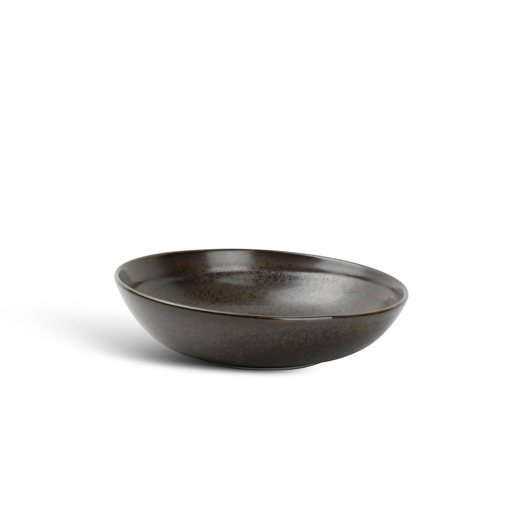 Formal plates - Deep plate 22xH6cm black Ceres - FINE2DINE (F2D)