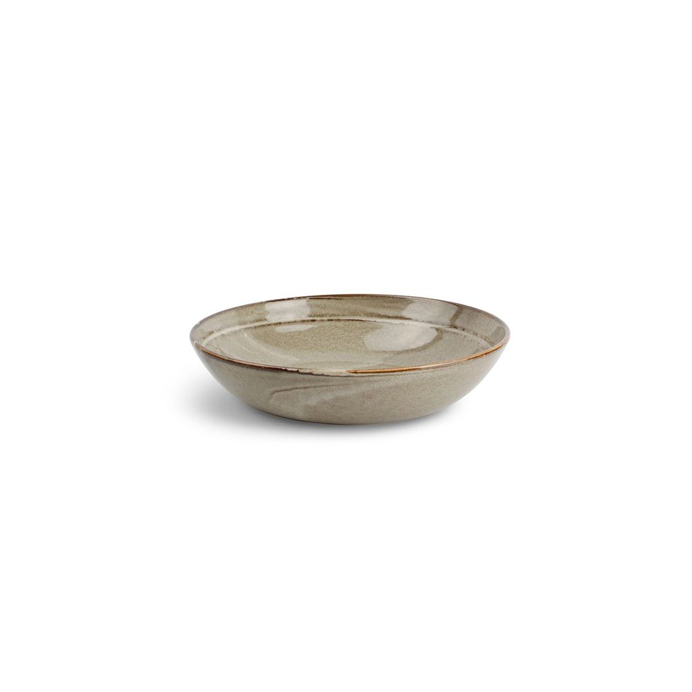Assiettes de réception - Assiette creuse 22xH6cm grey Ceres - FINE2DINE (F2D)