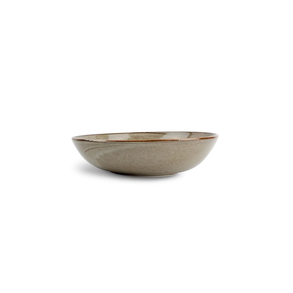 Assiettes de réception - Assiette creuse 22xH6cm grey Ceres - FINE2DINE (F2D)