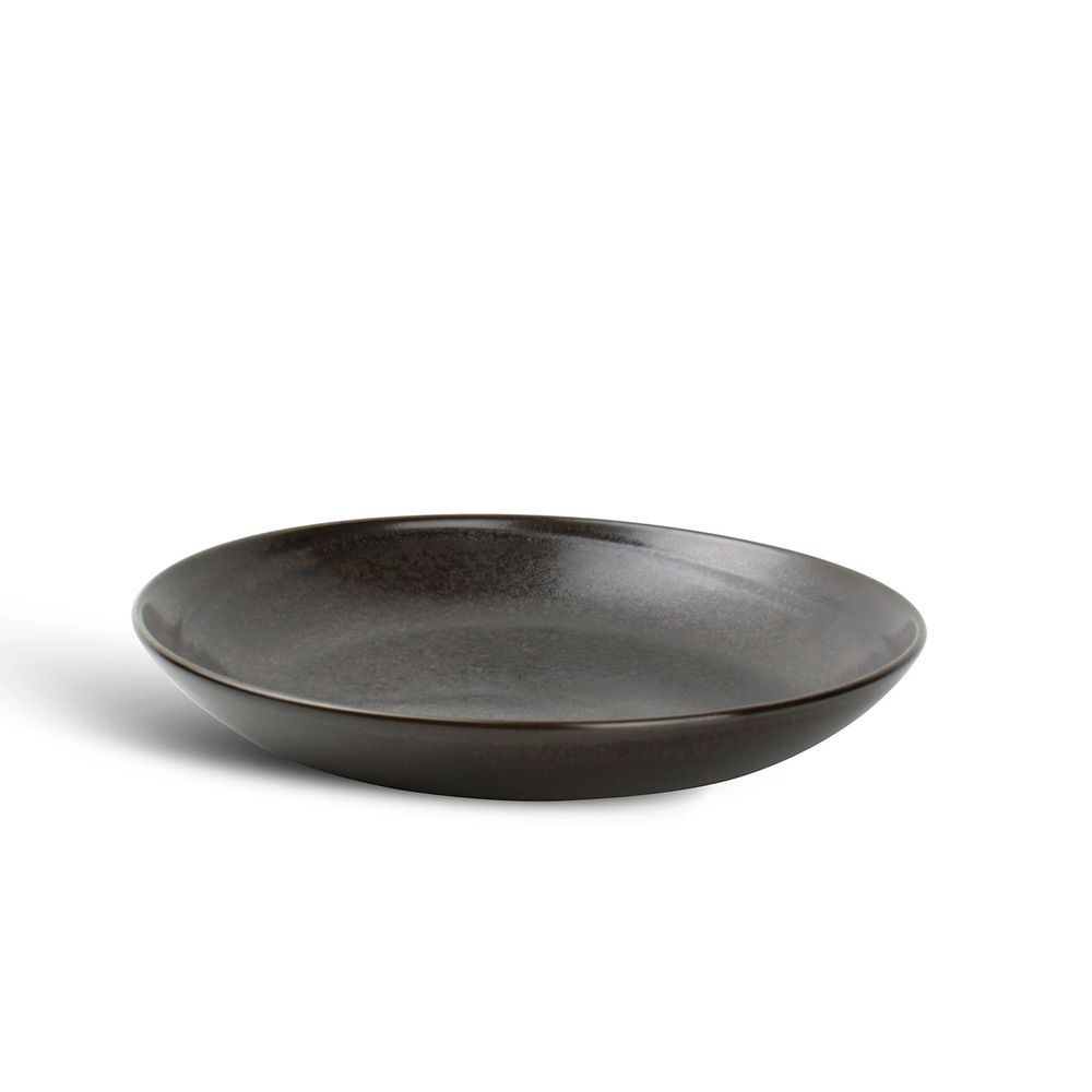Formal plates - Deep plate 24,5xH4cm black Ceres - FINE2DINE (F2D)