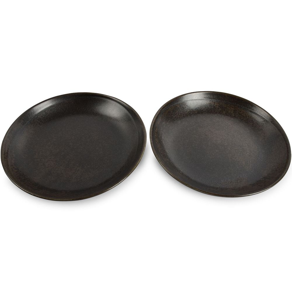 Formal plates - Deep plate 24,5xH4cm black Ceres - FINE2DINE (F2D)