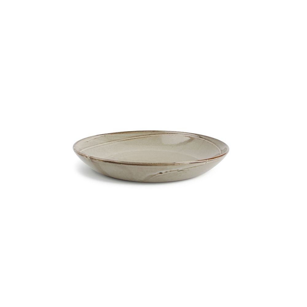Formal plates - Deep plate 24,5xH4cm grey Ceres - FINE2DINE (F2D)