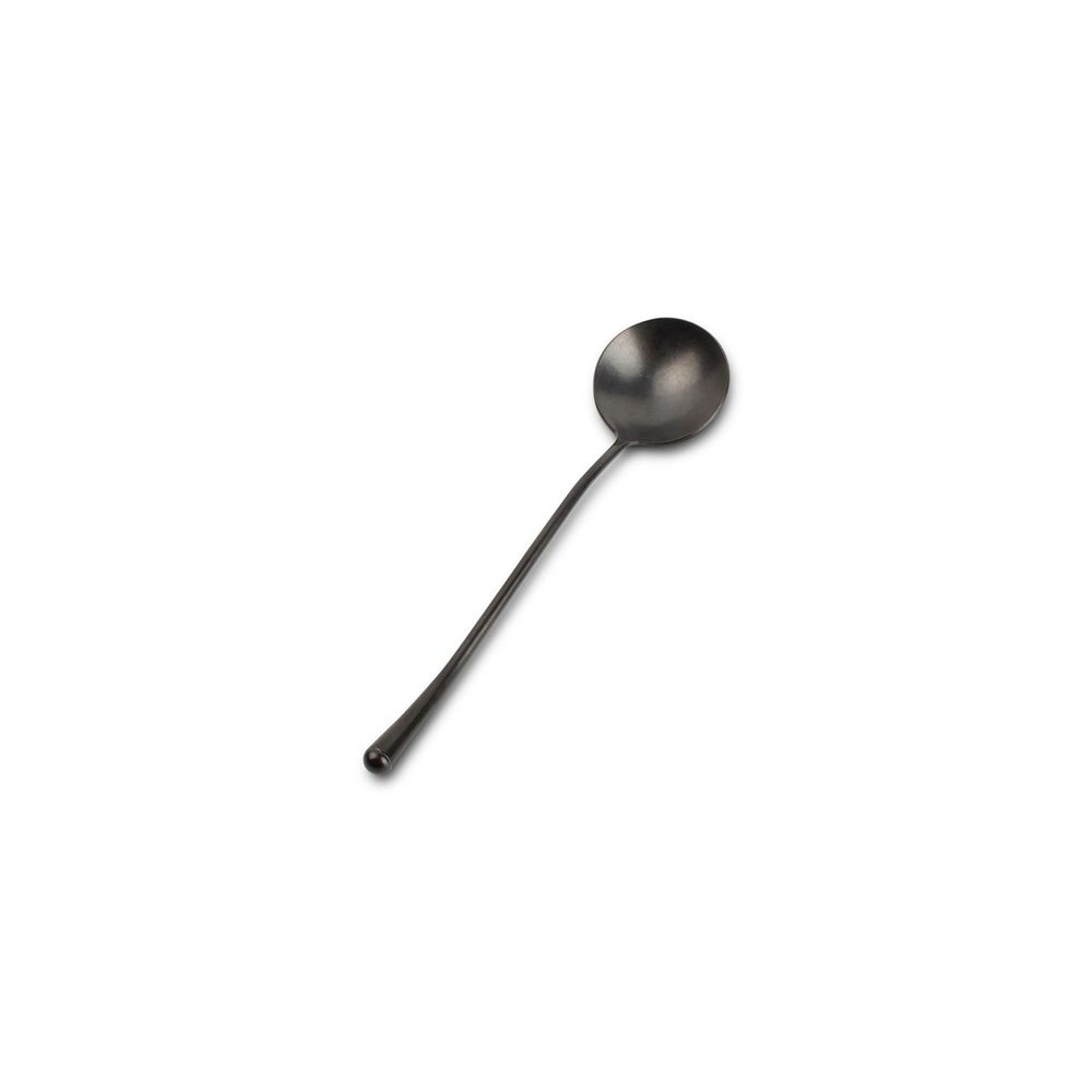 Ménagères - Cuillère à dessert matte black Revive - Lot de 6 - FINE2DINE (F2D)