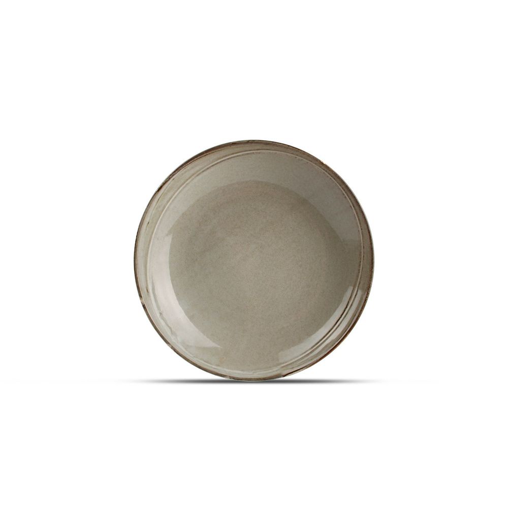 Formal plates - Deep plate 24,5xH4cm grey Ceres - FINE2DINE (F2D)