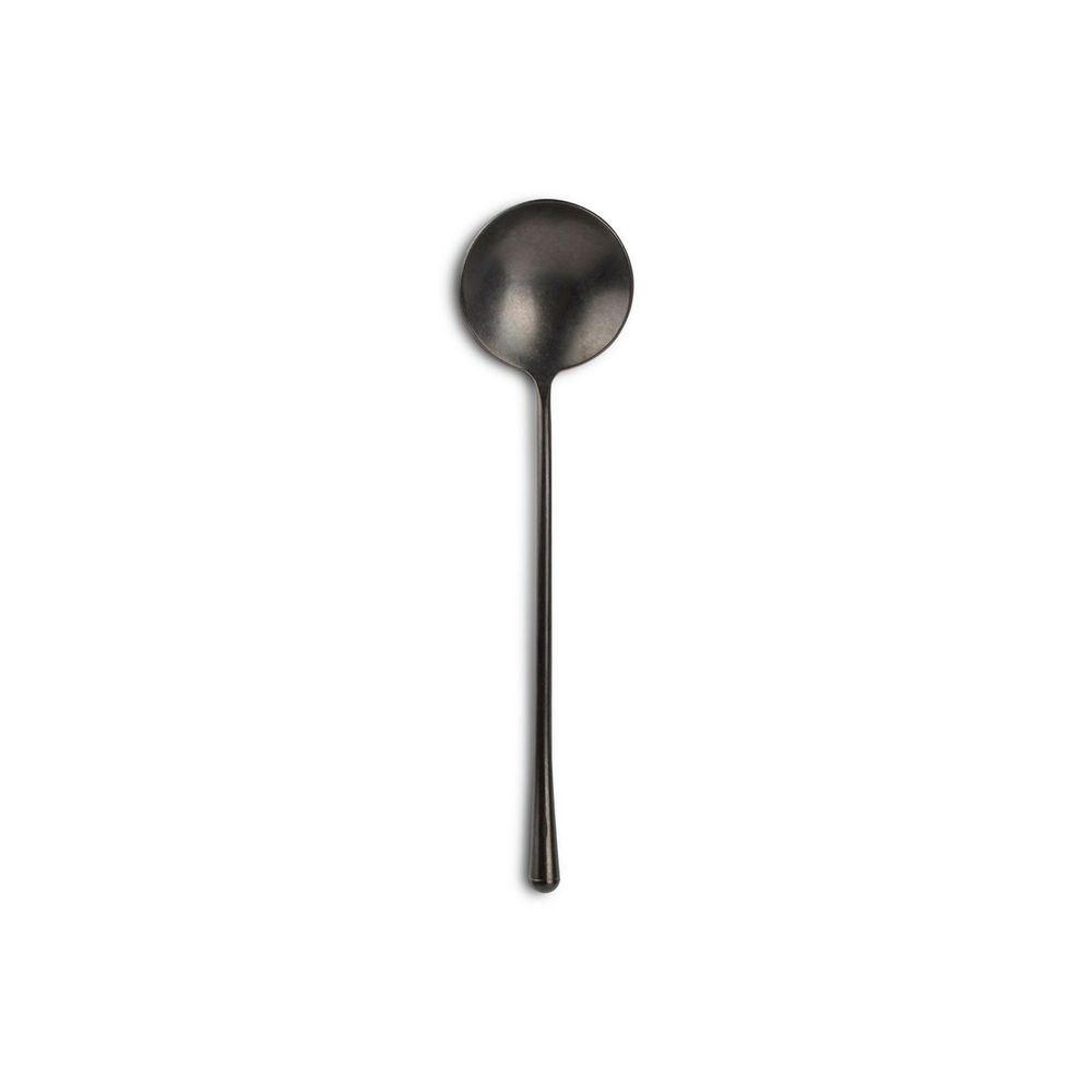 Ménagères - Cuillère à dessert matte black Revive - Lot de 6 - FINE2DINE (F2D)