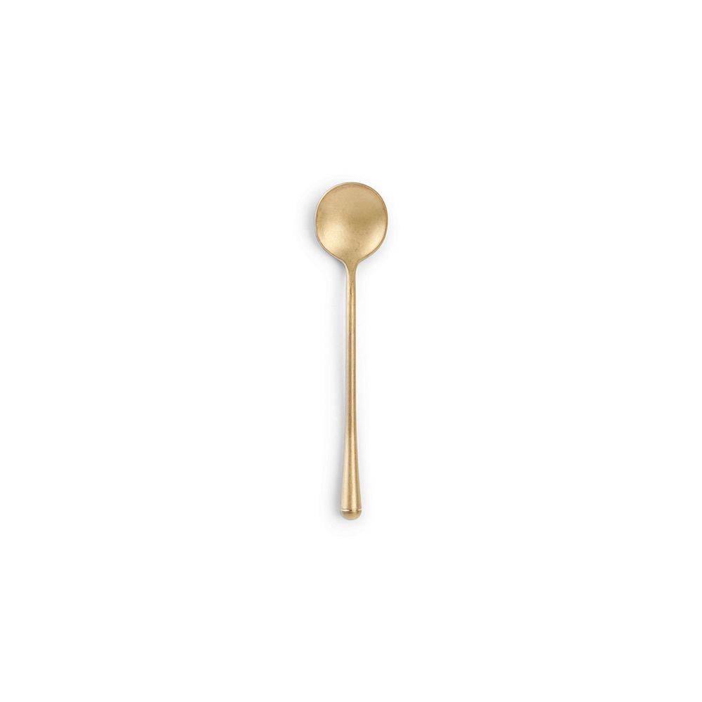 Flatware - Mocha spoon matte gold Revive - set/6 - FINE2DINE (F2D)