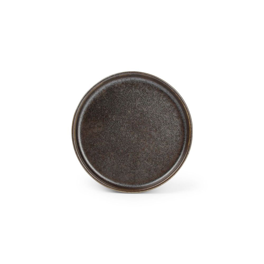 Formal plates - Plate 13,5xH2cm black Ceres - FINE2DINE (F2D)