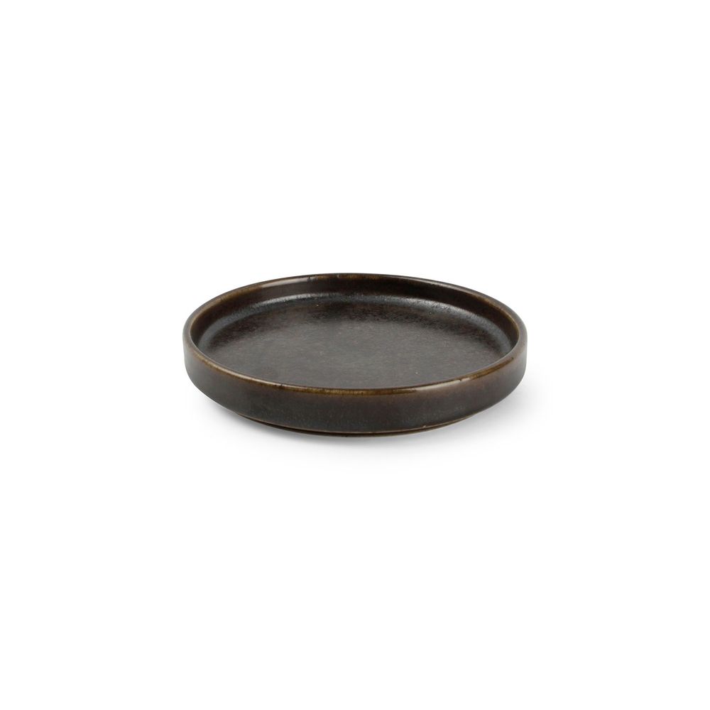 Formal plates - Plate 13,5xH2cm black Ceres - FINE2DINE (F2D)