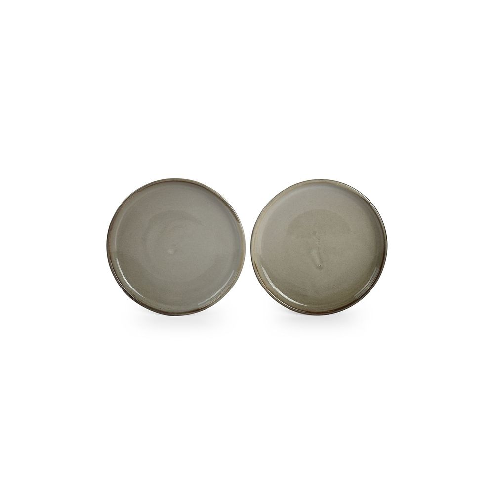 Assiettes de réception - Assiette plate 15cm grey Ceres - FINE2DINE (F2D)