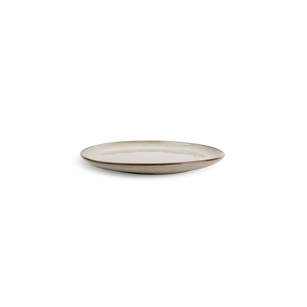 Assiettes de réception - Assiette plate 21x18,5cm grey Ceres - FINE2DINE (F2D)