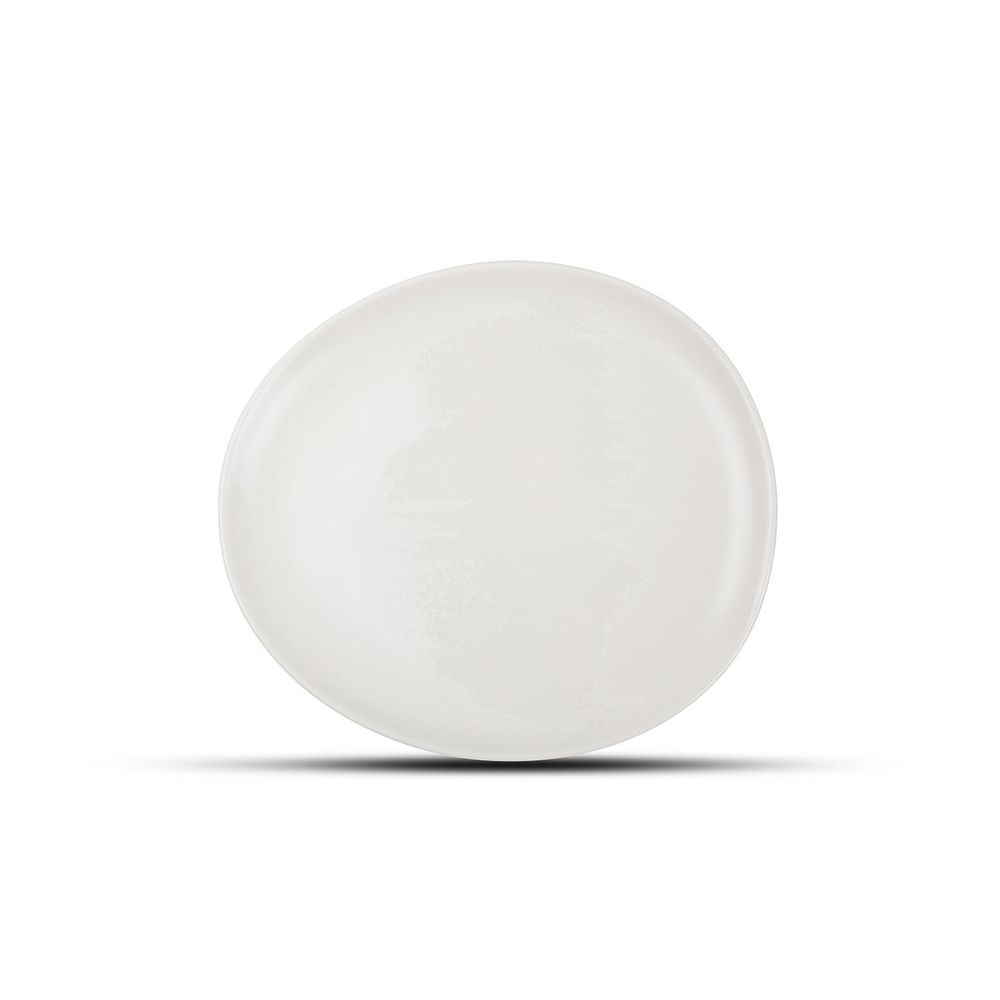 Assiettes de réception - Assiette plate 21x18,5cm white Ceres - FINE2DINE (F2D)